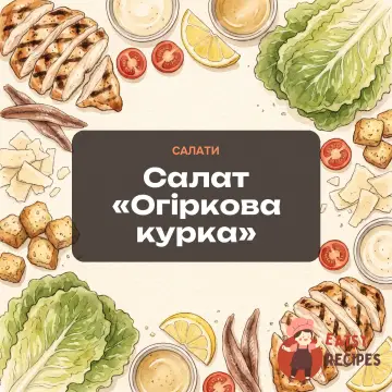 Салат «Огіркова курка»