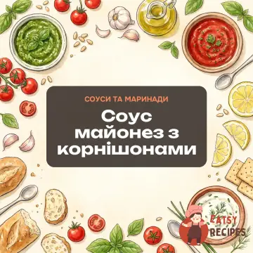 Соус майонез з корнішонами