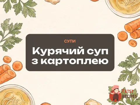 Курячий суп з картоплею