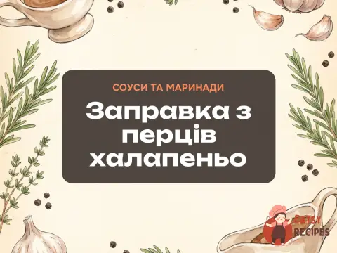 Заправка з перців халапеньо