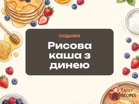 Рисова каша з динею