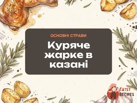 Куряче жарке в казані