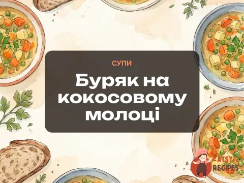 Буряк на кокосовому молоці