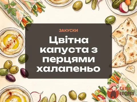Цвітна капуста з перцями халапеньо