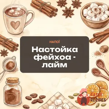 Настойка фейхоа - лайм