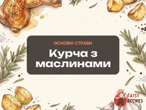 Курча з маслинами