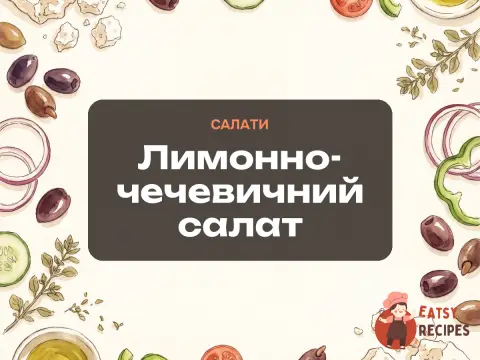 Лимонно-чечевичний салат