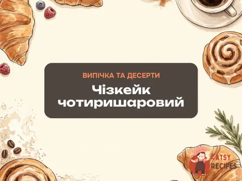 Чізкейк чотиришаровий