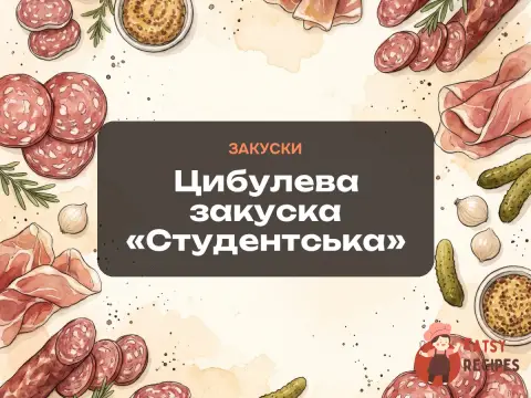 Цибулева закуска «Студентська»
