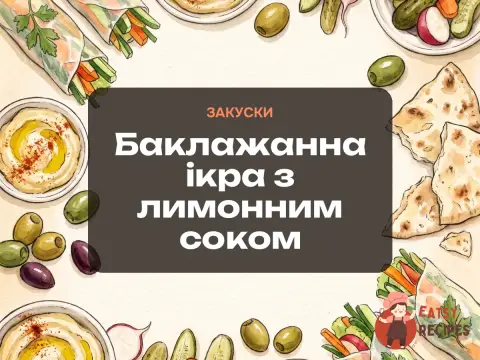 Баклажанна ікра з лимонним соком