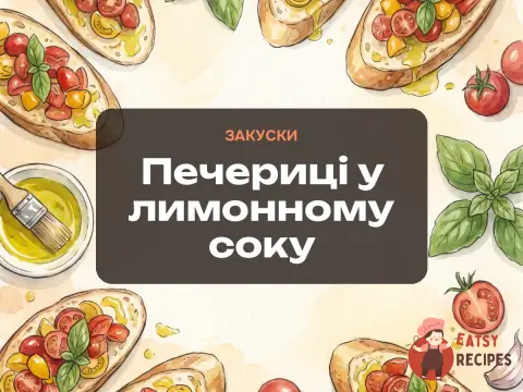 Печериці у лимонному соку