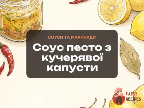 Соус песто з кучерявої капусти