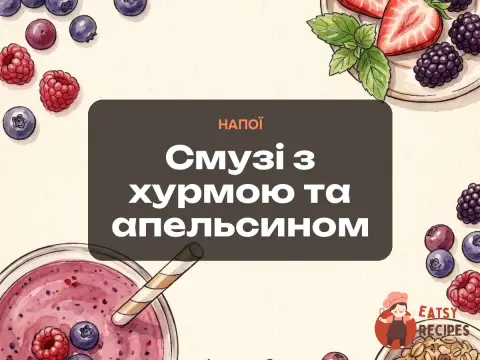 Смузі з хурмою та апельсином