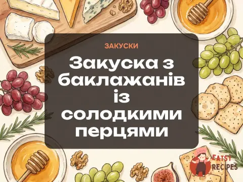 Закуска з баклажанів із солодкими перцями