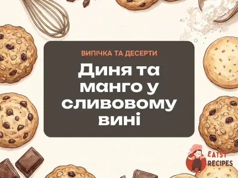 Диня та манго у сливовому вині