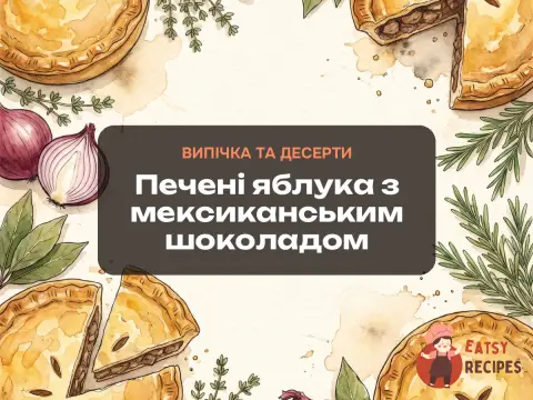 Печені яблука з мексиканським шоколадом