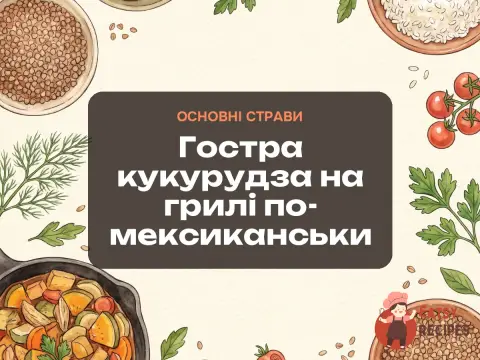 Гостра кукурудза на грилі по-мексиканськи