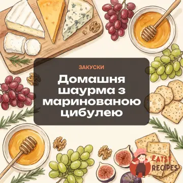Домашня шаурма з маринованою цибулею