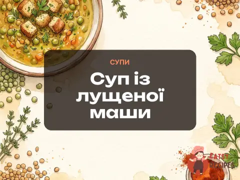 Суп із лущеної маши