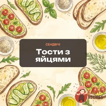 Тости з яйцями