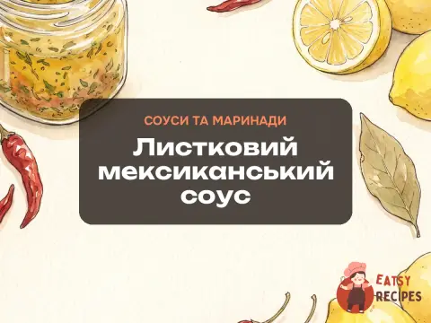 Листковий мексиканський соус