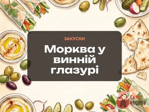Морква у винній глазурі
