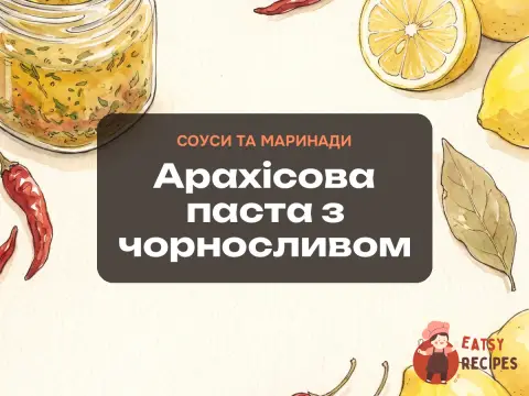 Арахісова паста з чорносливом