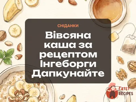 Вівсяна каша за рецептом Інгеборги Дапкунайте
