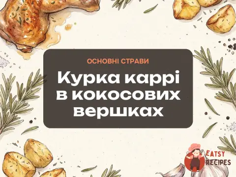 Курка каррі в кокосових вершках