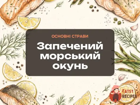 Запечений морський окунь