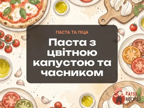 Паста з цвітною капустою та часником