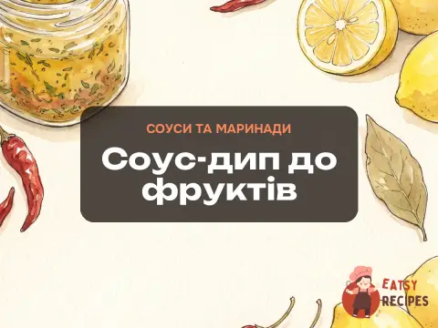 Соус-дип до фруктів