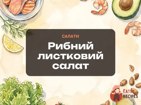 Рибний листковий салат