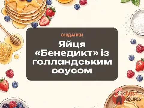 Яйця «Бенедикт» із голландським соусом
