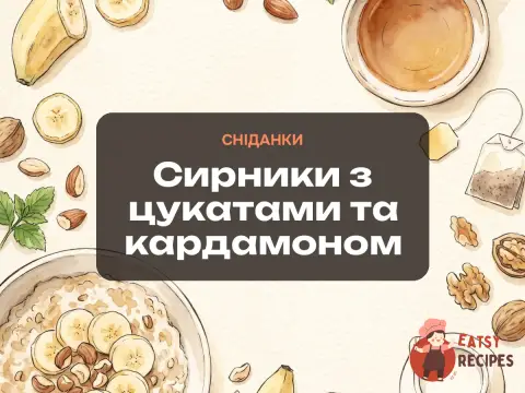 Сирники з цукатами та кардамоном