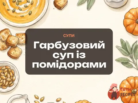 Гарбузовий суп із помідорами