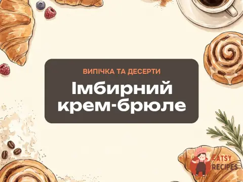Імбирний крем-брюле