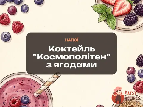Коктейль "Космополітен" з ягодами