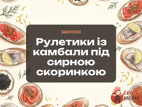 Рулетики із камбали під сирною скоринкою