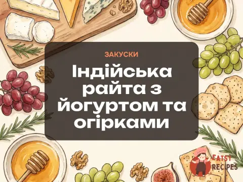 Індійська райта з йогуртом та огірками