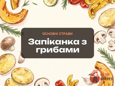 Запіканка з грибами