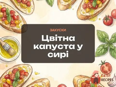Цвітна капуста у сирі