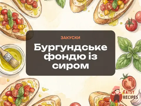 Бургундське фондю із сиром
