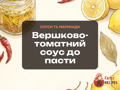 Вершково-томатний соус до пасти