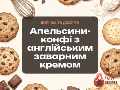 Апельсини-конфі з англійським заварним кремом