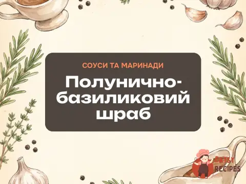 Полунично-базиликовий шраб