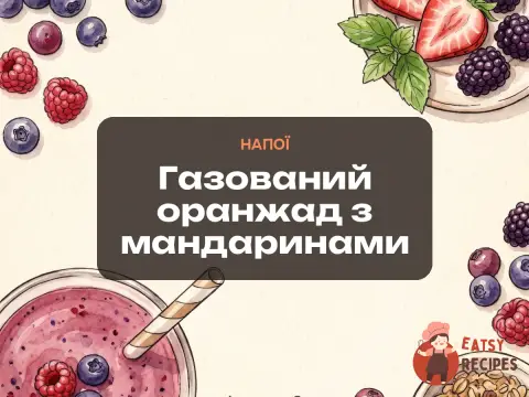 Газований оранжад з мандаринами
