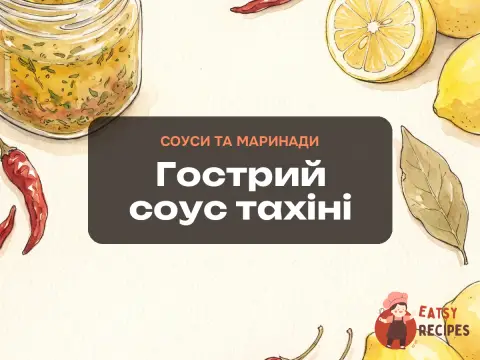 Гострий соус тахіні