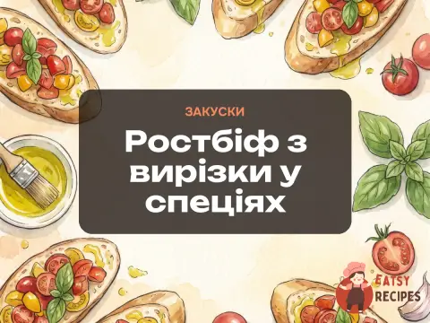 Ростбіф з вирізки у спеціях