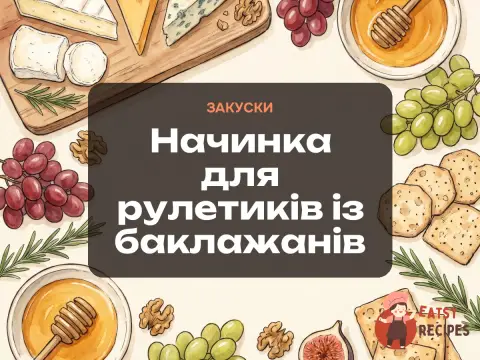 Начинка для рулетиків із баклажанів